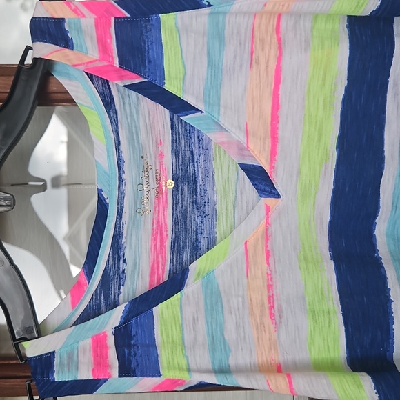 Lilly Pulitzer Jaylynne Cat Meow Stripe Tank Top - Picture 3 of 5